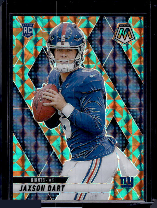 2025 Mosaic Jaxson Dart Rookie Tessellation Prizm /15 #362