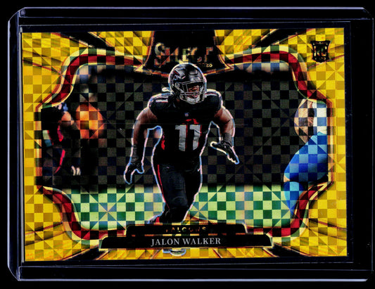 2025 Panini Select #448 Jalon Walker Gold Prizm #/10
