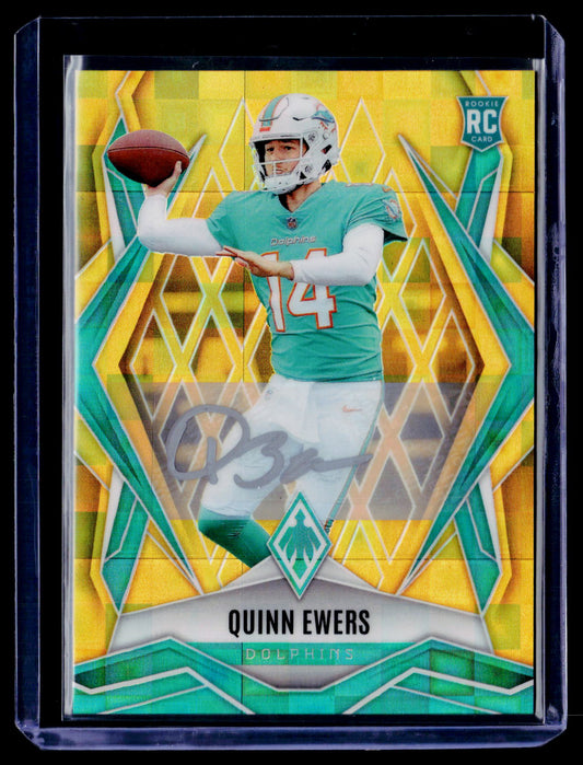 2025 Panini Phoenix #159 Quinn Ewers Rookie Autographs Gold Pandora /10
