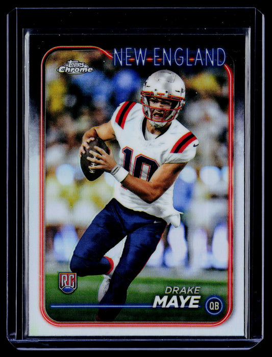 2024 Topps Chrome #203 Drake Maye Refractor