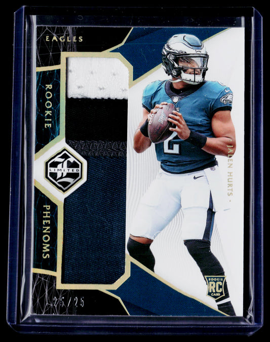 2020 Panini Limited #RP-JAH Jalen Hurts Rookie Phenoms Gold Spotlight #/25