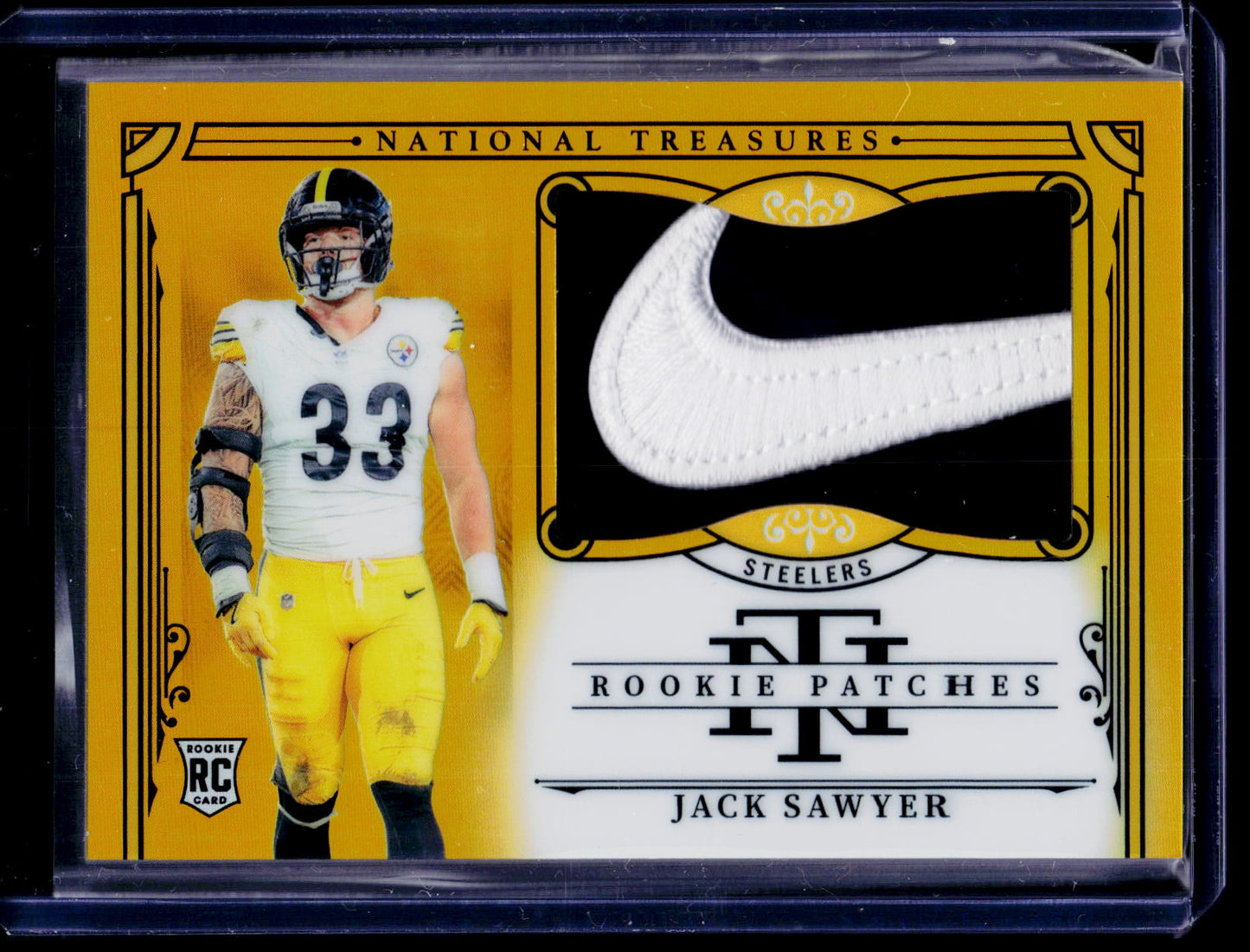 2025 Panini National Treasures #217 Jack Sawyer Premium Gold #/10