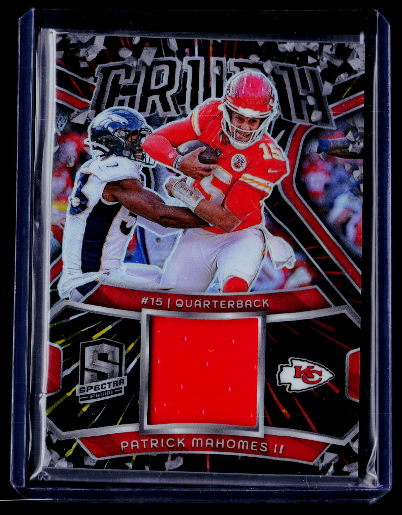 2024 Panini Spectra #CRU-PMS Patrick Mahomes II Crush #/75