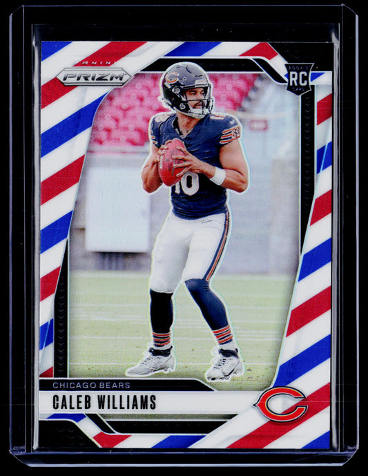 2024 Panini Prizm #301 Caleb Williams Red White and Blue