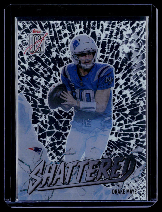 2025 Topps Signature Class #S-19 Drake Maye Shattered