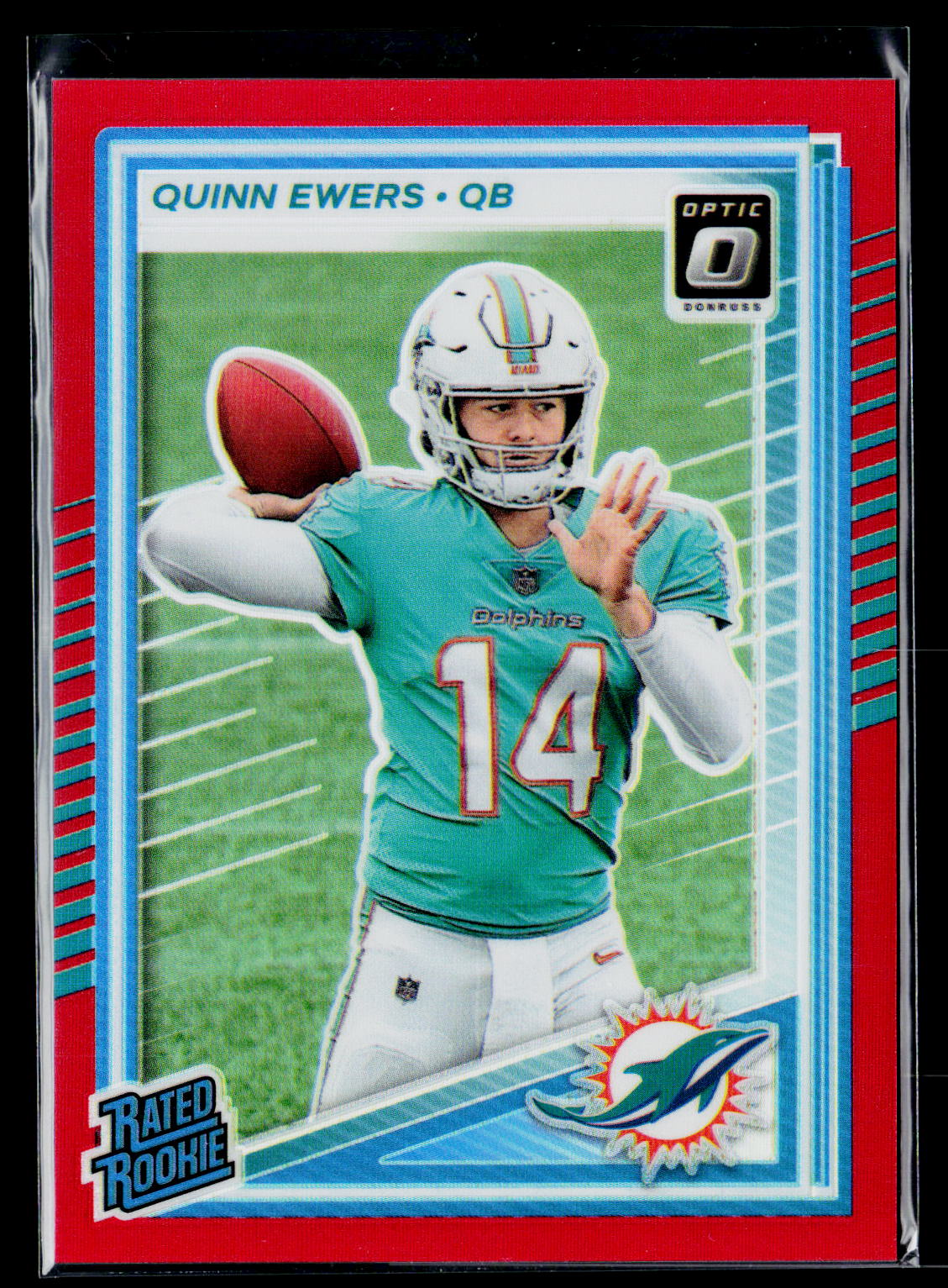 2025 Donruss Optic #213 Quinn Ewers Red #/149
