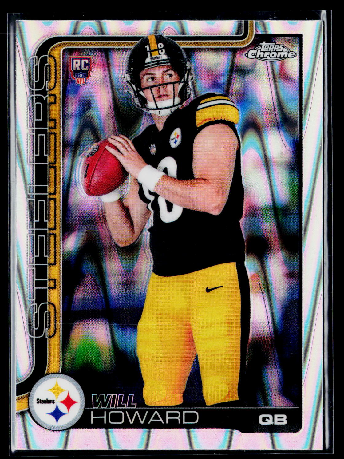 2025 Topps Chrome #321 Will Howard Ray Wave Refractor