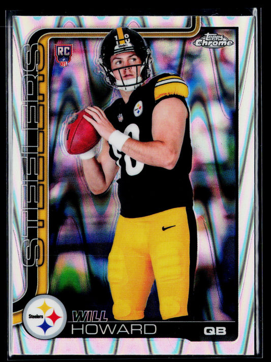 2025 Topps Chrome #321 Will Howard Ray Wave Refractor