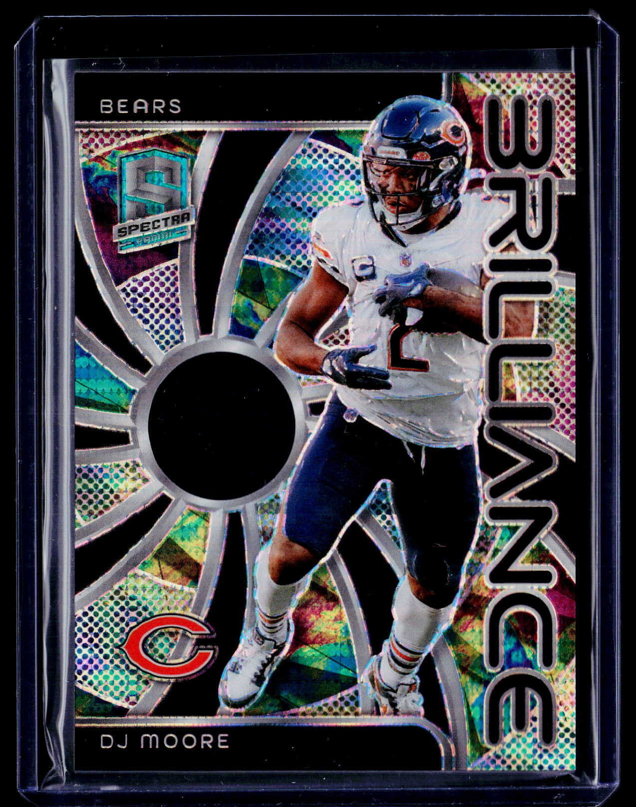 2024 Panini Spectra #BRI-DJM DJ Moore Brilliance Celestial #/75