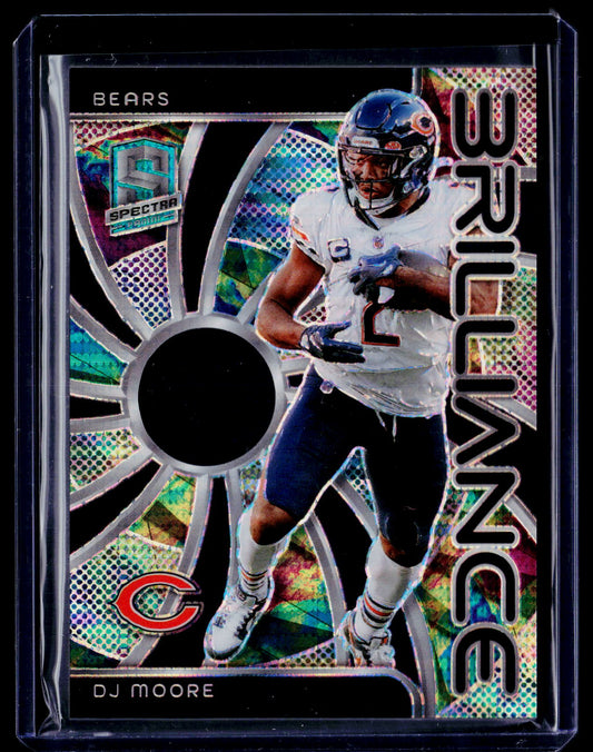 2024 Panini Spectra #BRI-DJM DJ Moore Brilliance Celestial #/75