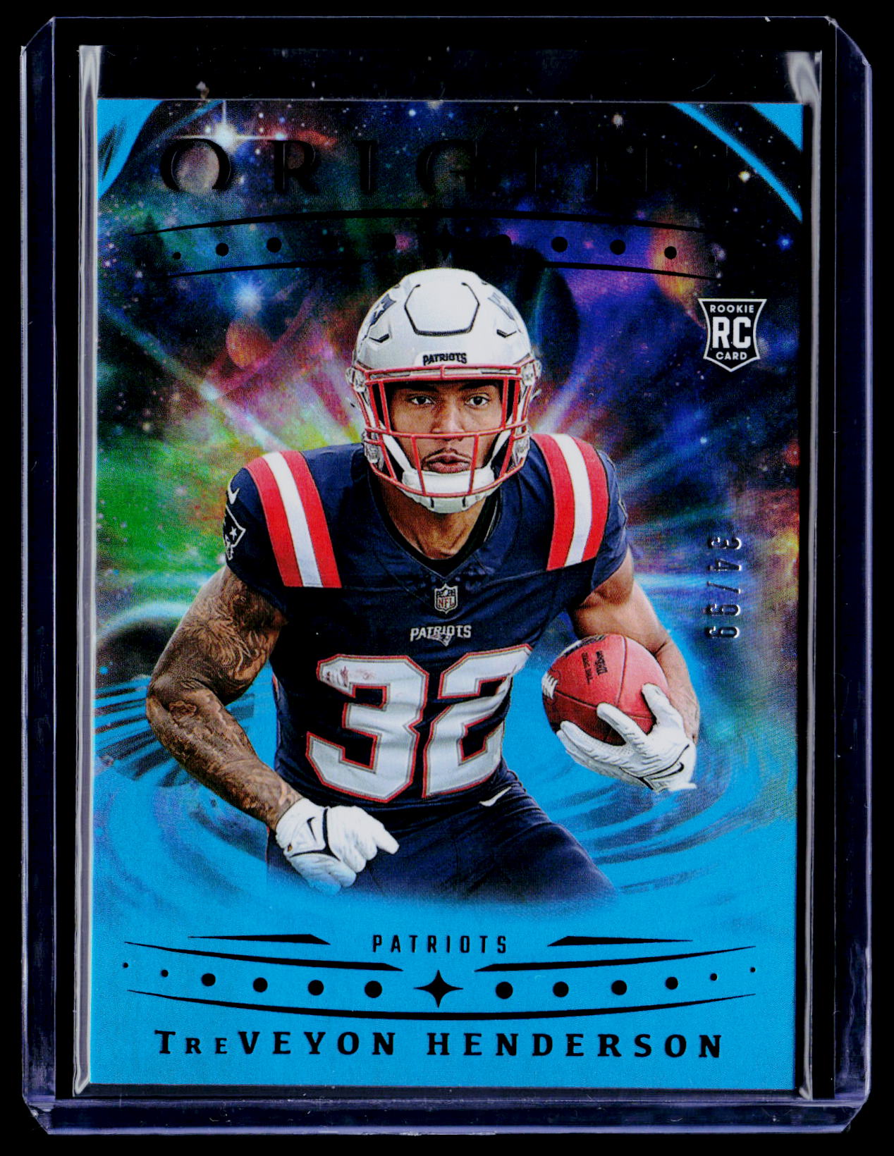 2025 Panini Origins #105 TreVeyon Henderson Blue #/99