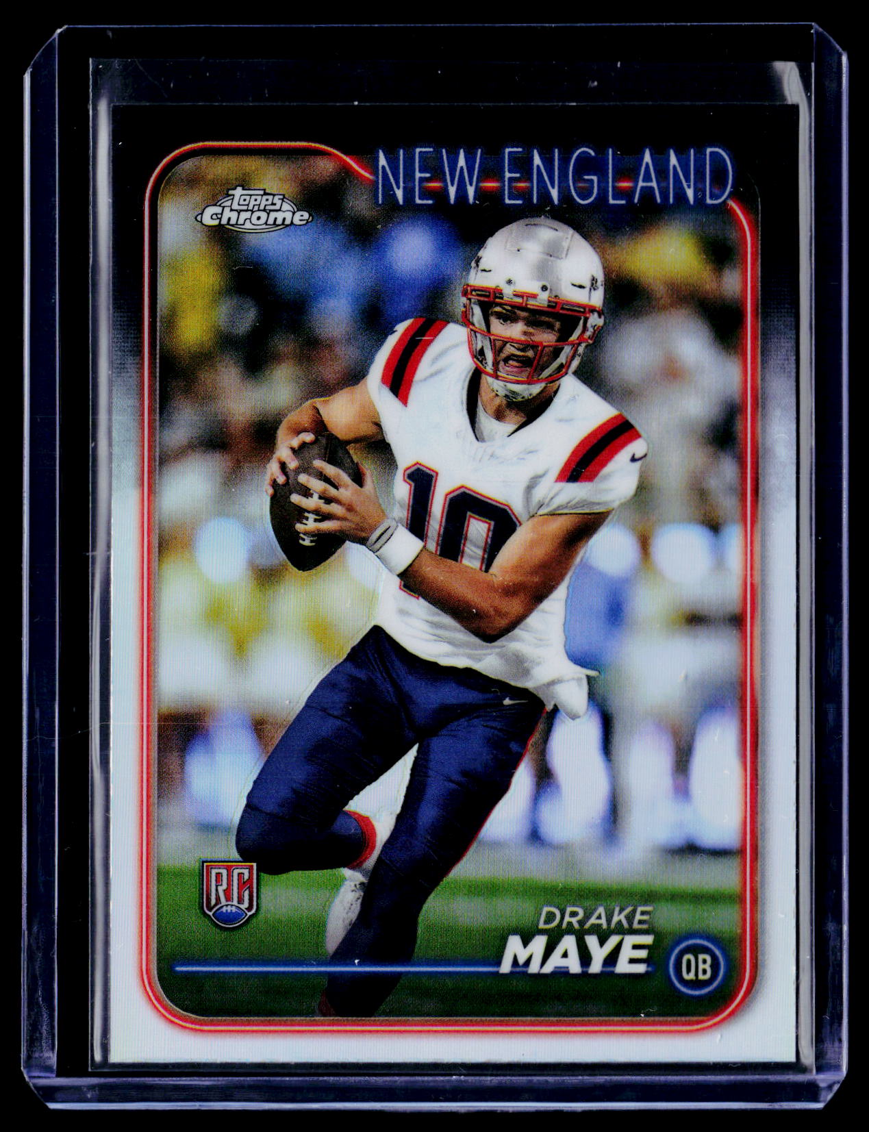 2024 Topps Chrome #203 Drake Maye Refractor