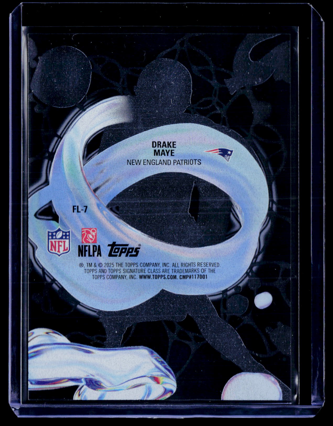 2025 Topps Signature Class #FL-7 Drake Maye Fluidity