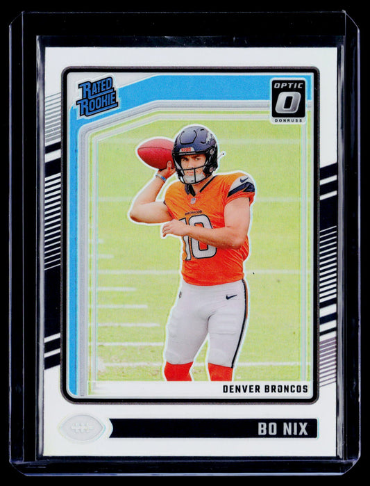 2024 Donruss Optic #209 Bo Nix Holo
