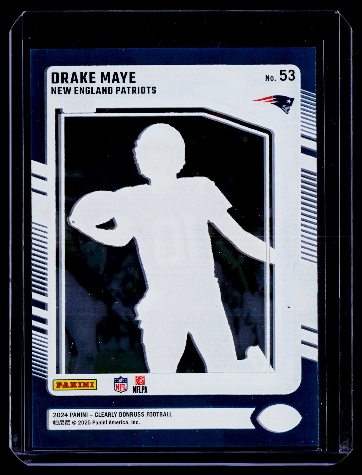 2024 Clearly Donruss #53 Drake Maye Teal