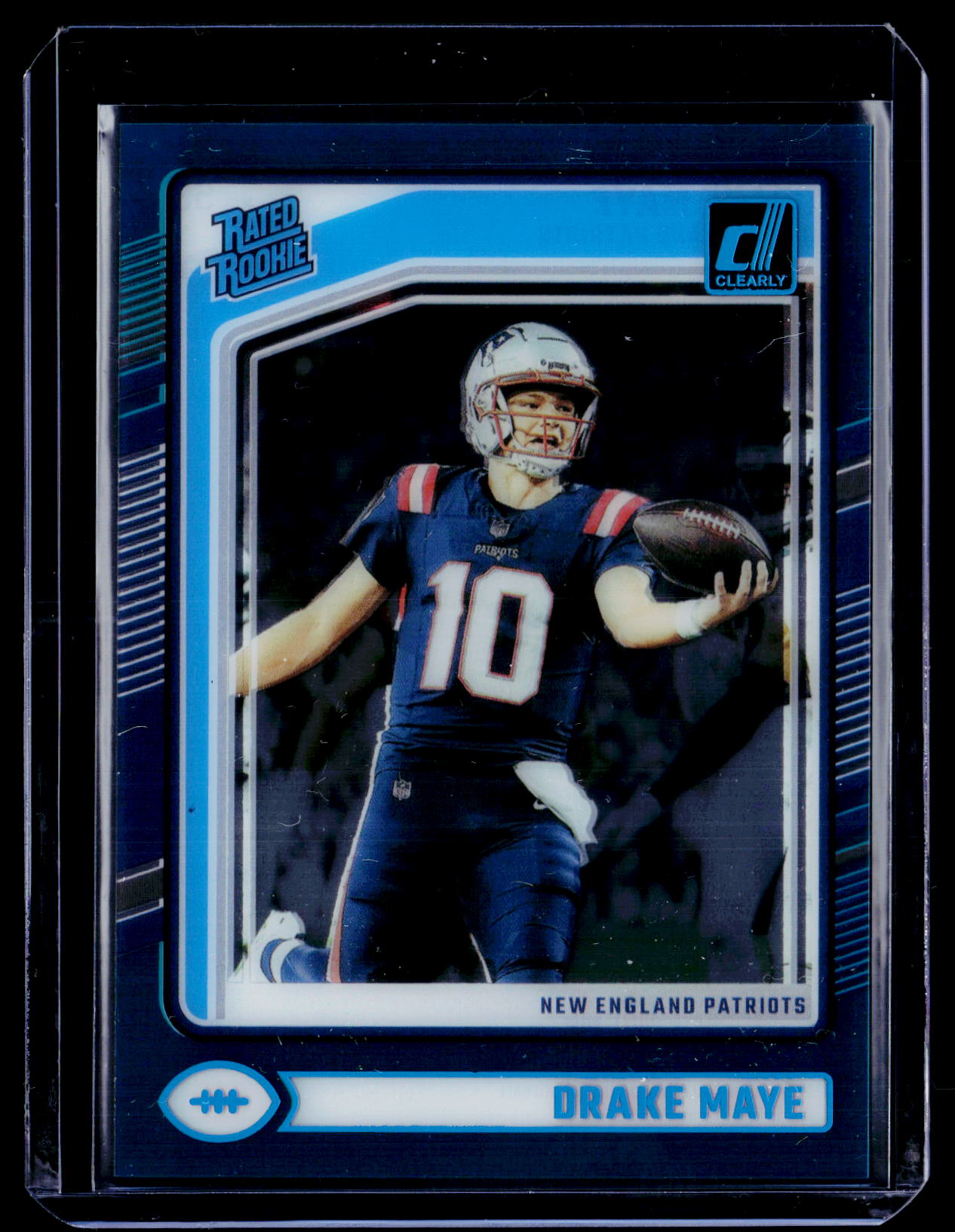 2024 Clearly Donruss #53 Drake Maye Teal
