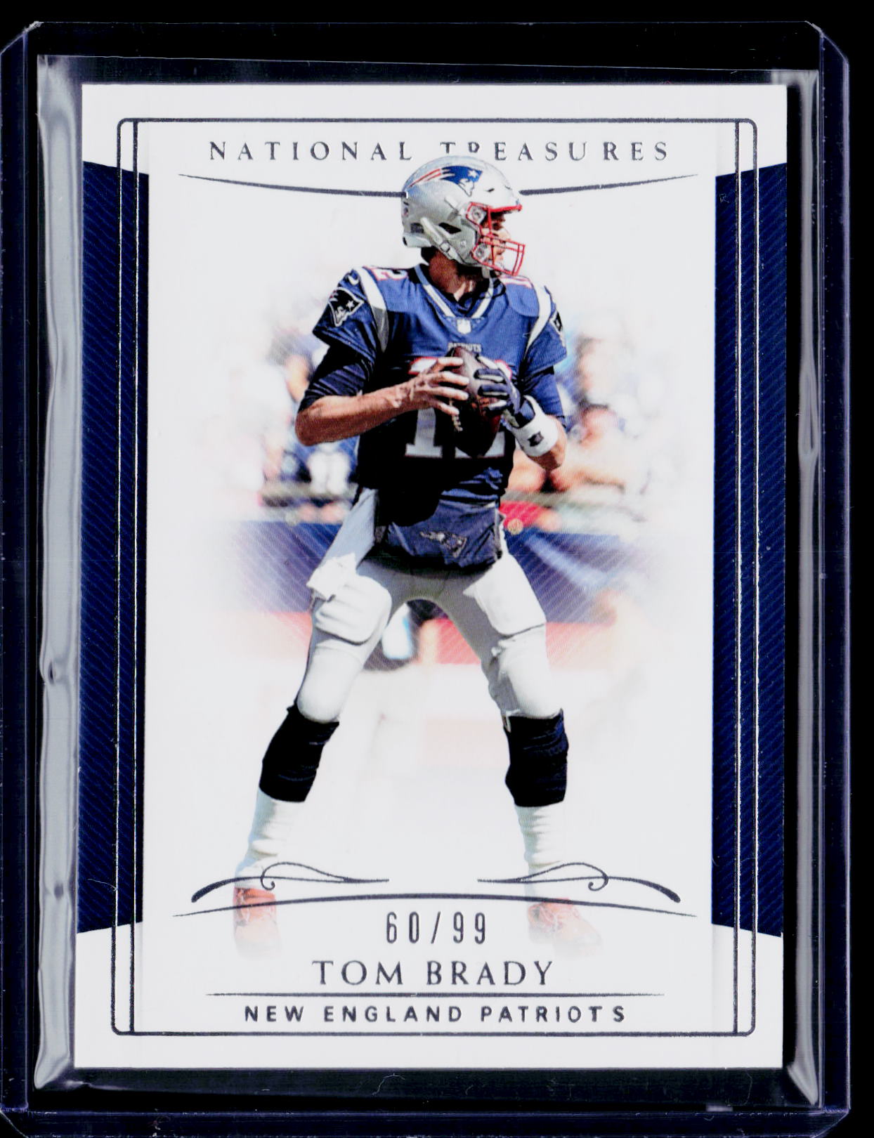 2018 Panini National Treasures #60 Tom Brady #/99