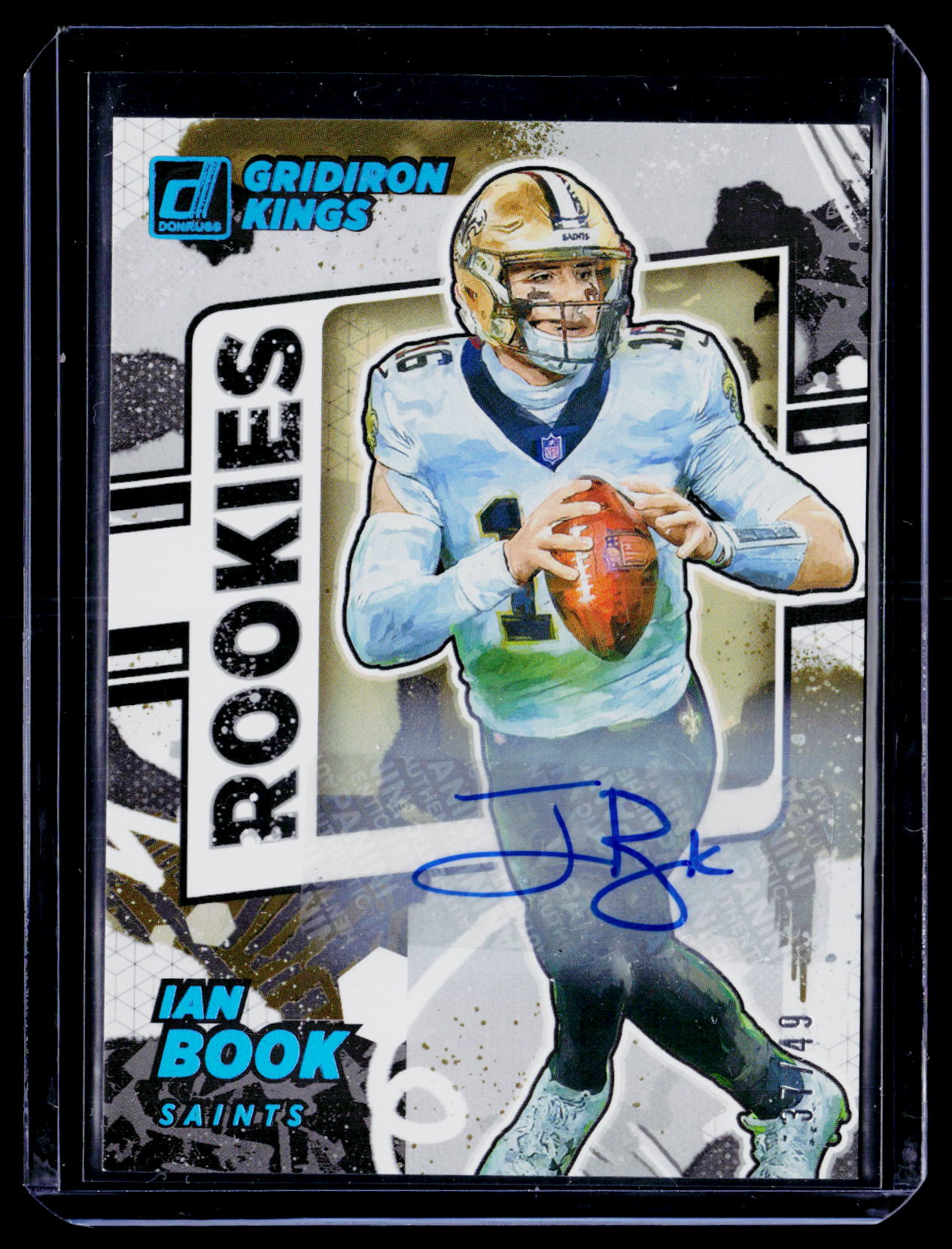2021 Donruss #RGK-IBO Ian Book Rookie Gridiron Kings