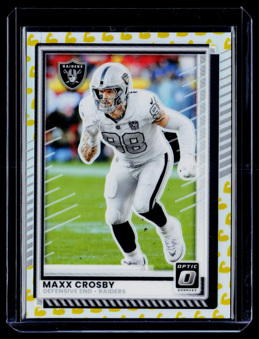 2025 Donruss Optic #183 Maxx Crosby Flex #/199