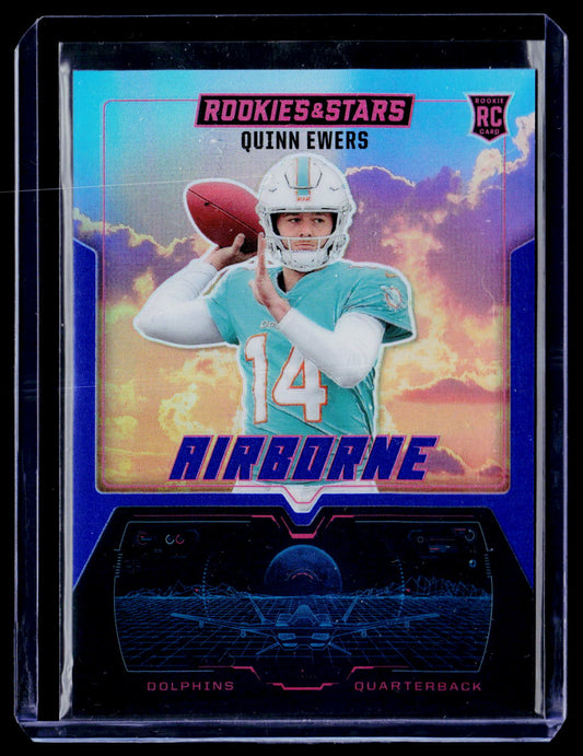 2025 Panini Rookies & Stars #11 Quinn Ewers Airborne Blue #/50
