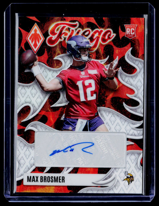 2025 Panini Phoenix #FUS-MBR Max Brosmer Fuego Signatures