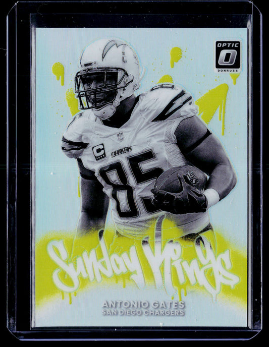 2025 Donruss Optic #28 Antonio Gates Sunday Kings