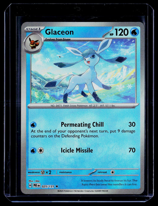 SV: Prismatic Evolutions #025/131 Glaceon (Master Ball Pattern)
