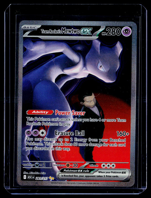 ME: Ascended Heroes #281/217 Team Rocket's Mewtwo ex