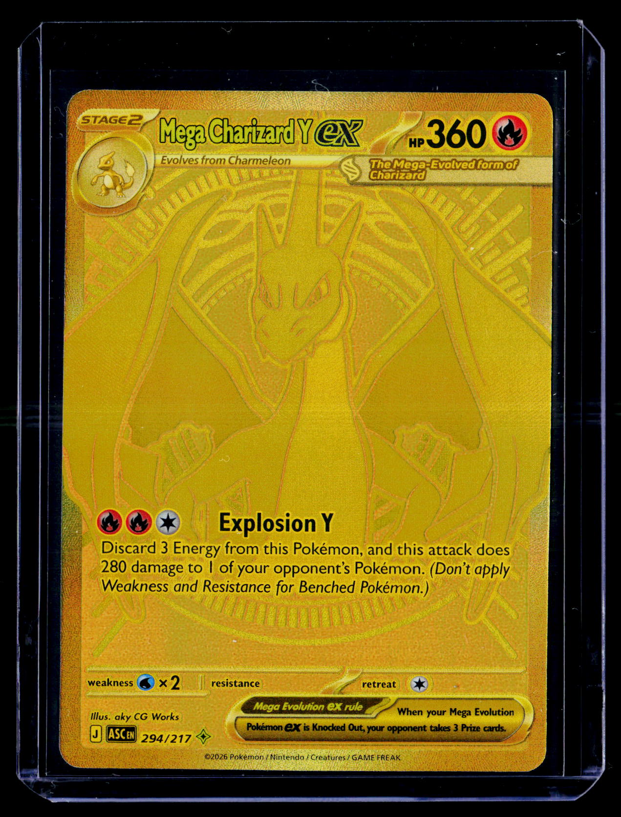 ME: Ascended Heroes #294/217 Mega Charizard Y ex