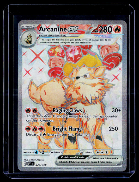SV01: Scarlet & Violet Base Set #224/198 Arcanine ex