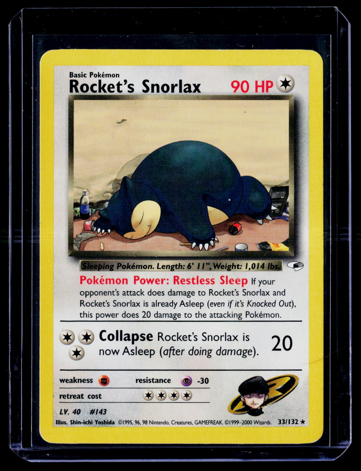 Gym Heroes #033/132 Rocket's Snorlax