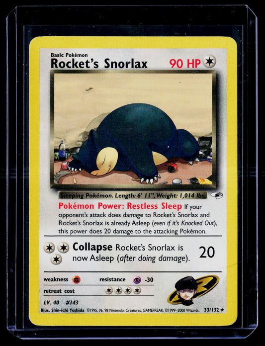 Gym Heroes #033/132 Rocket's Snorlax