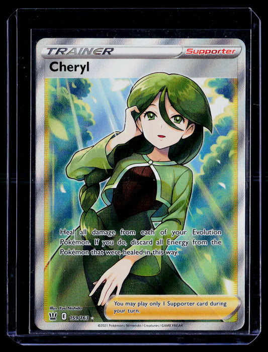 SWSH05: Battle Styles #159/163 Cheryl (Full Art)