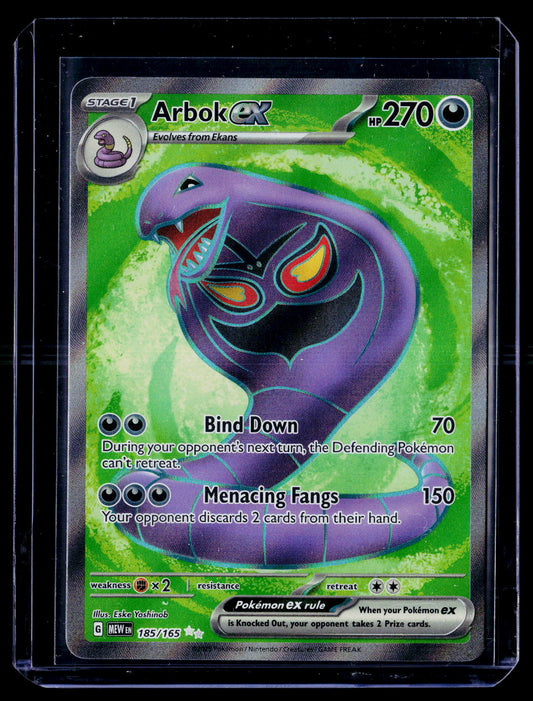 SV: Scarlet & Violet 151 #185/165 Arbok ex