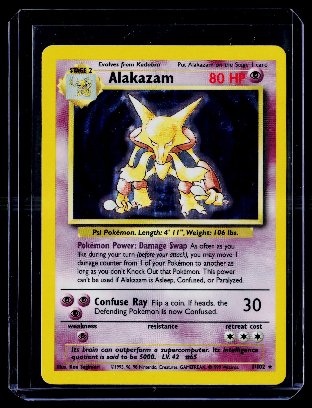 Base Set #001/102 Alakazam