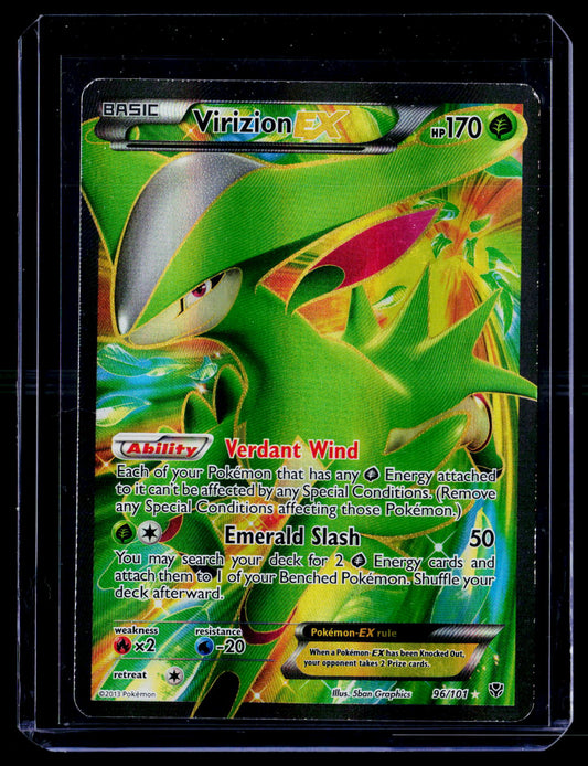 Plasma Blast #96/101 Virizion EX (Full Art)
