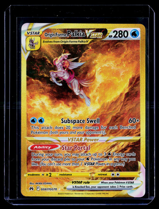 SWSH: Crown Zenith: Galarian Gallery #GG67/GG70 Origin Forme Palkia VSTAR