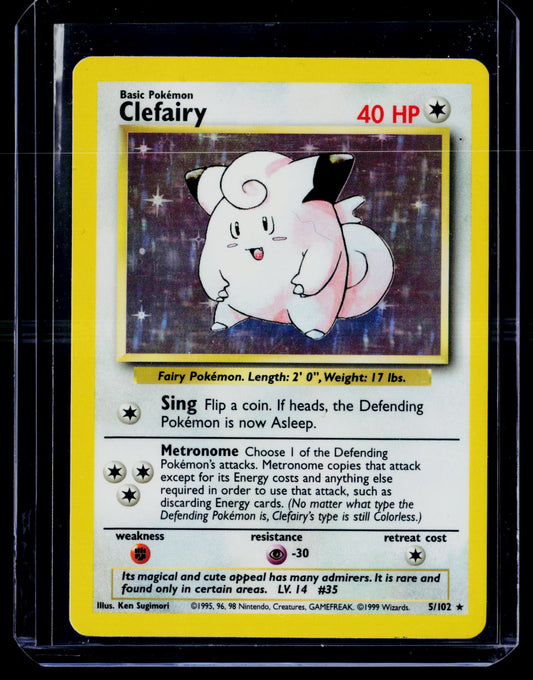 Base Set #005/102 Clefairy