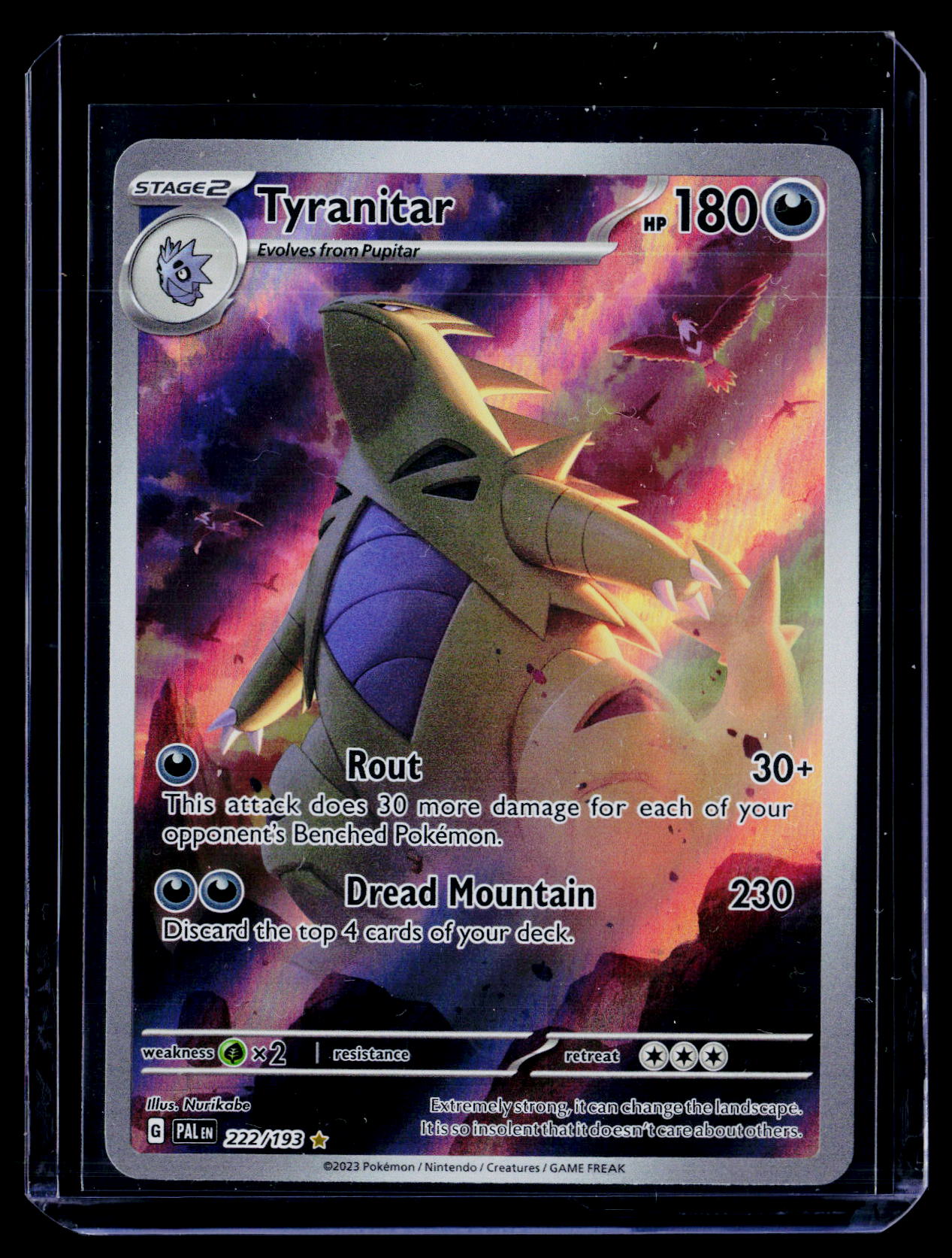 SV02: Paldea Evolved #222/193 Tyranitar