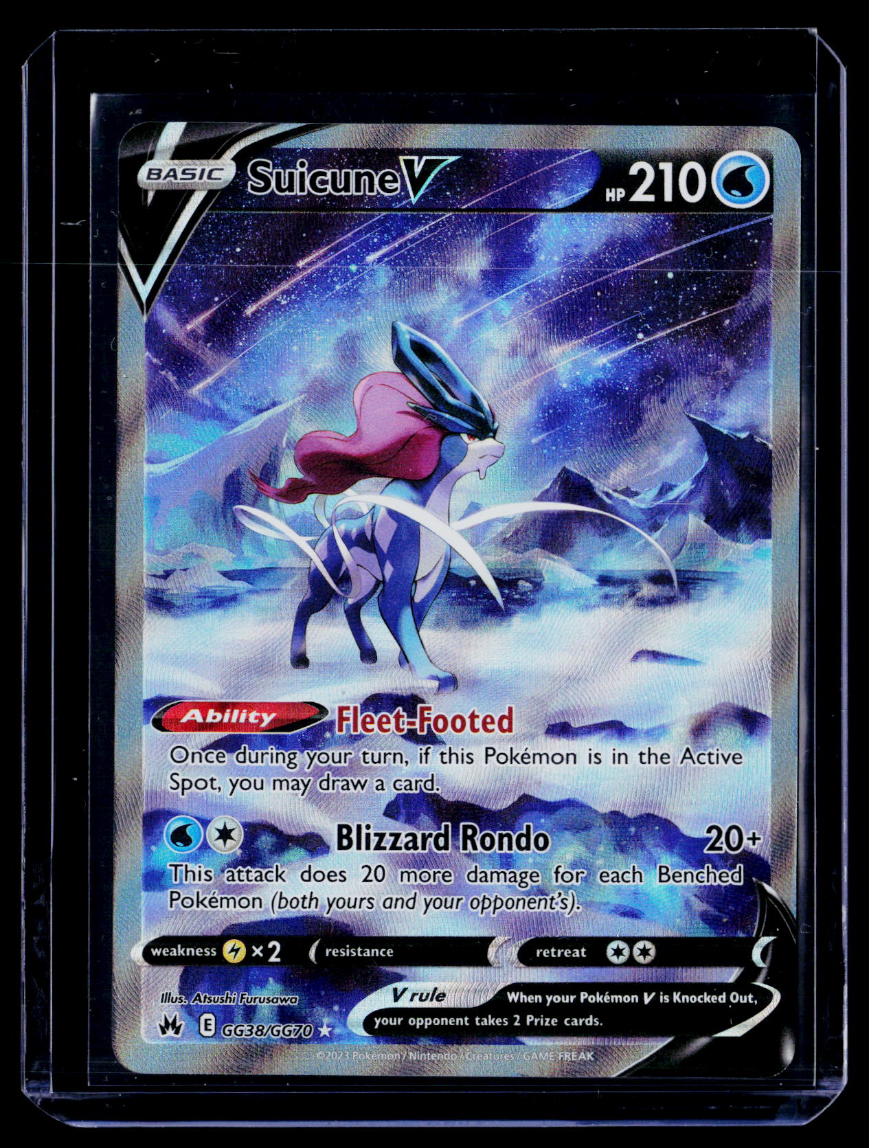 SWSH: Crown Zenith: Galarian Gallery #GG38/GG70 Suicune V