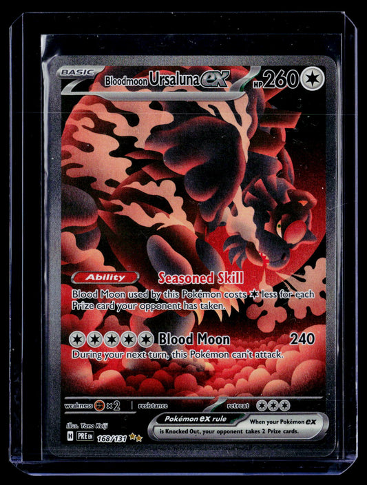 SV: Prismatic Evolutions #168/131 Bloodmoon Ursaluna ex