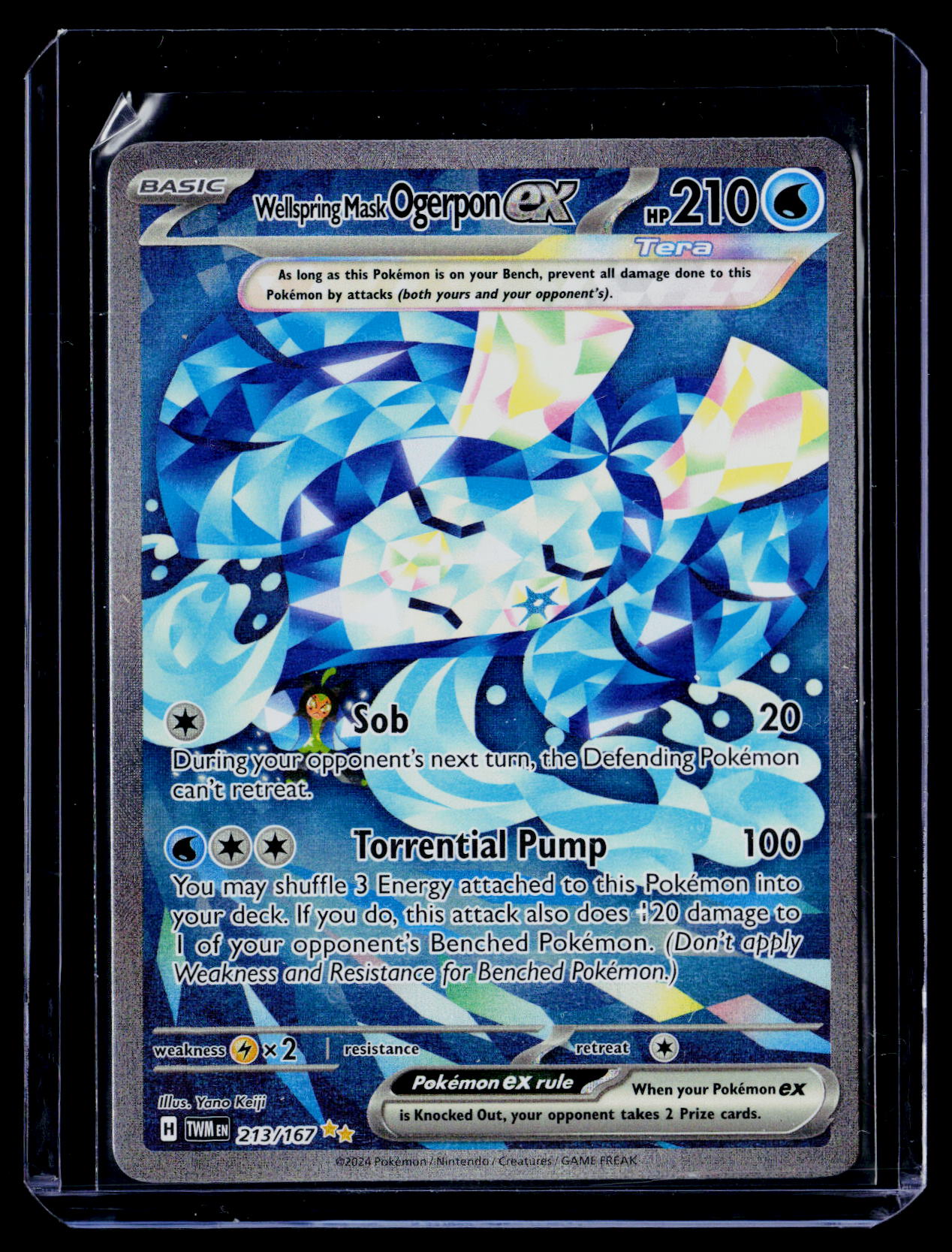 SV06: Twilight Masquerade #213/167 Wellspring Mask Ogerpon ex