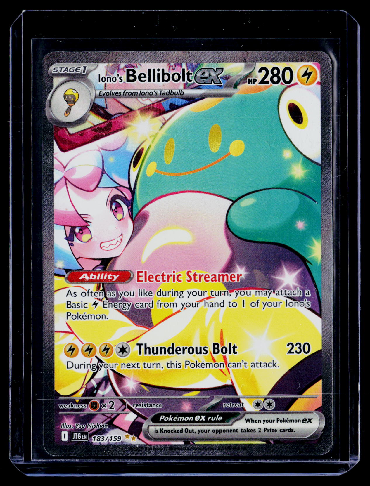 SV09: Journey Together #183/159 Iono's Bellibolt ex