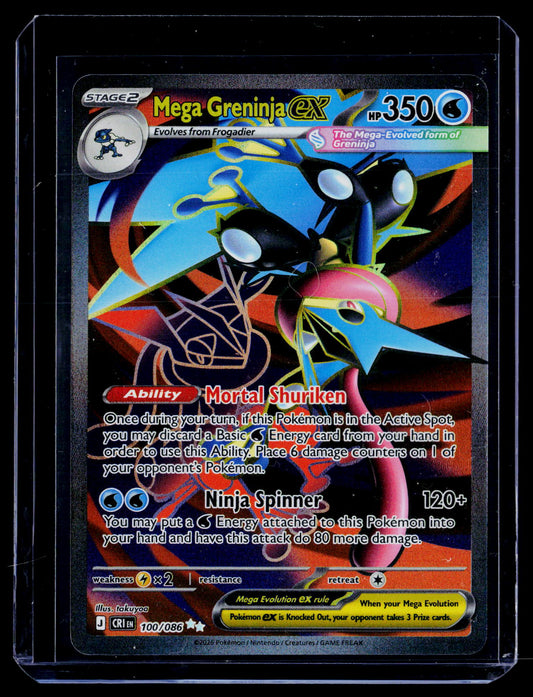 ME04: Chaos Rising #100/086 Mega Greninja ex