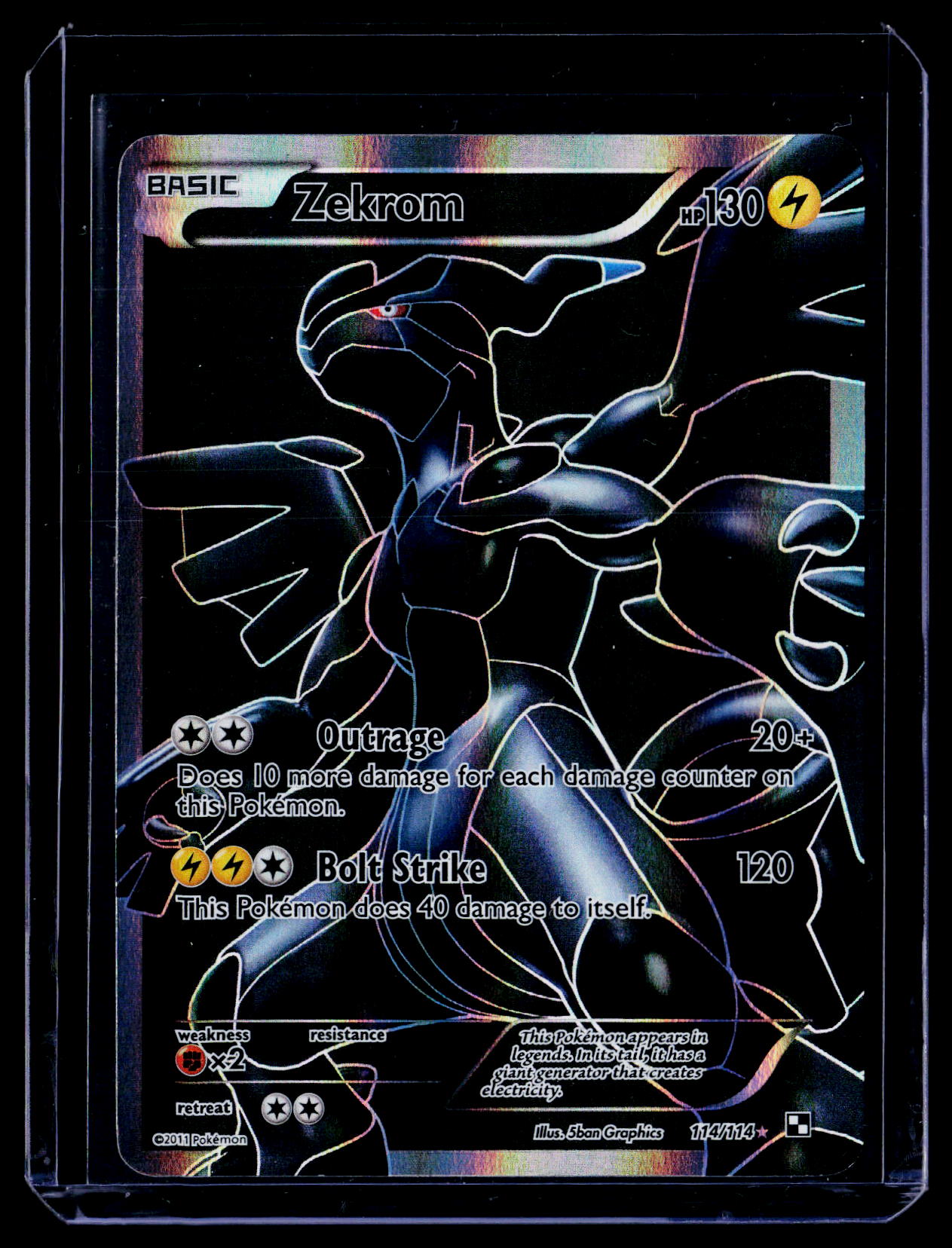 Black and White #114/114 Zekrom (114 Full Art)