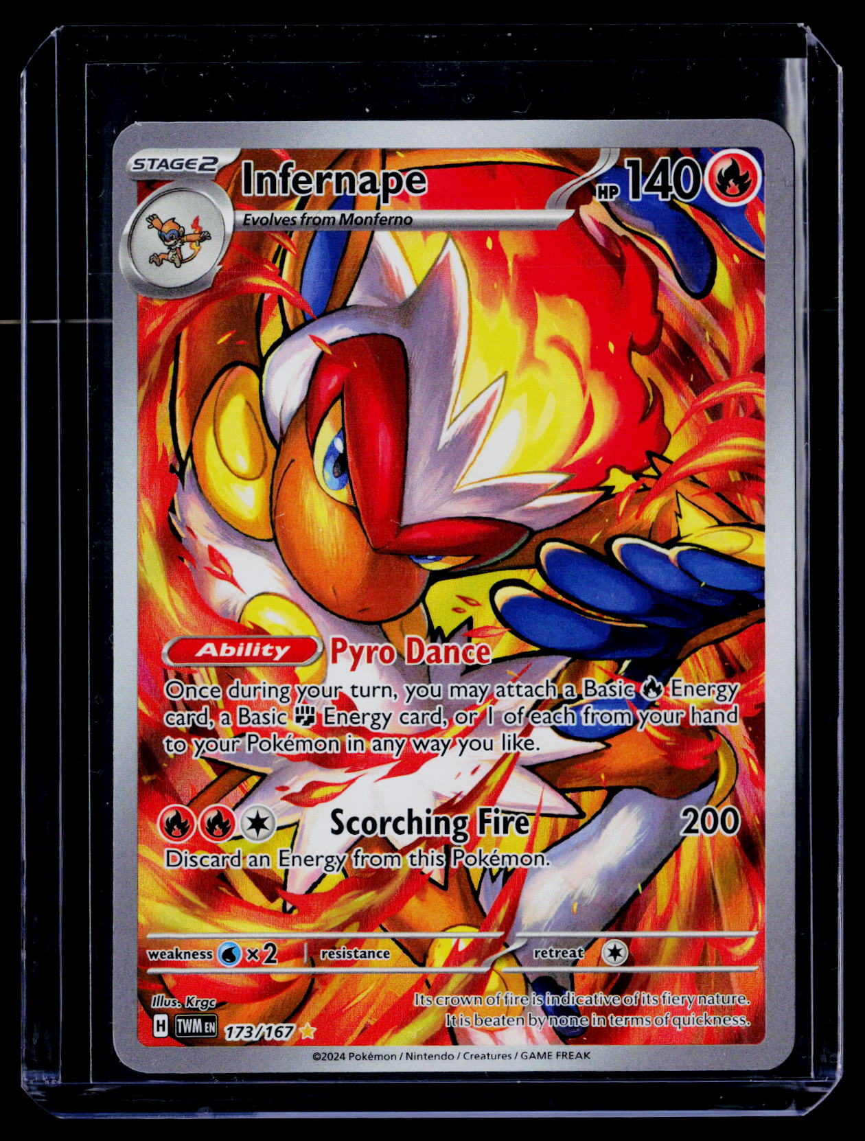 SV06: Twilight Masquerade #173/167 Infernape