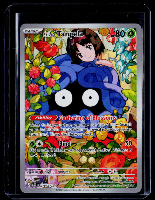 ME: Ascended Heroes #218/217 Erika's Tangela