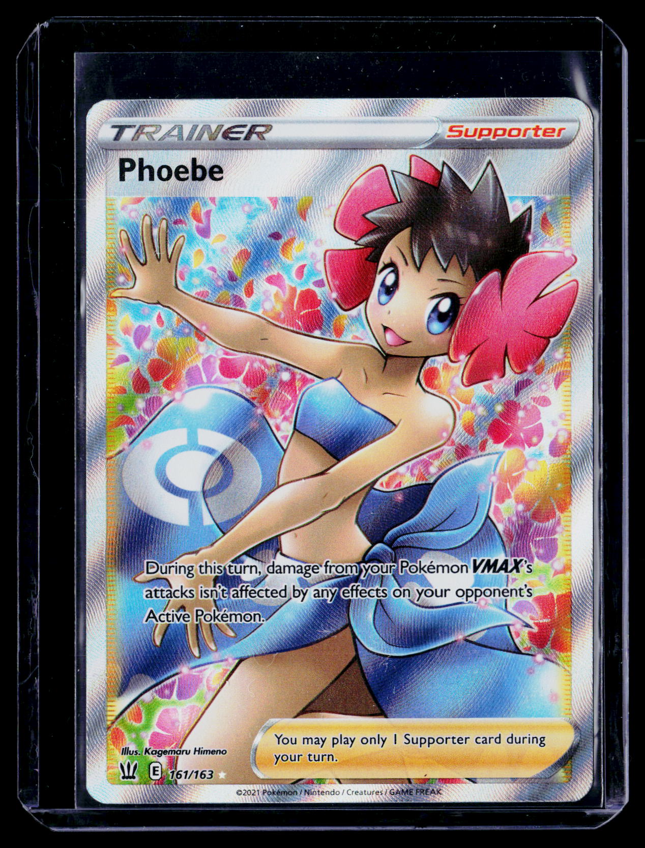 SWSH05: Battle Styles #161/163 Phoebe (Full Art)
