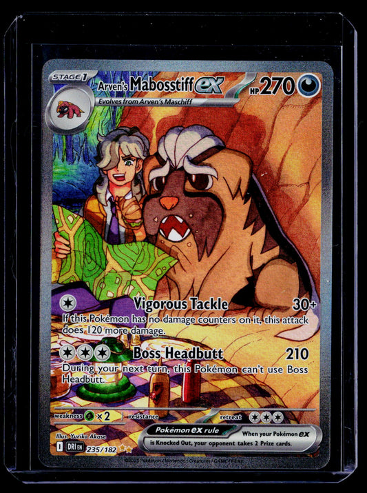 SV10: Destined Rivals #235/182 Arven's Mabosstiff ex