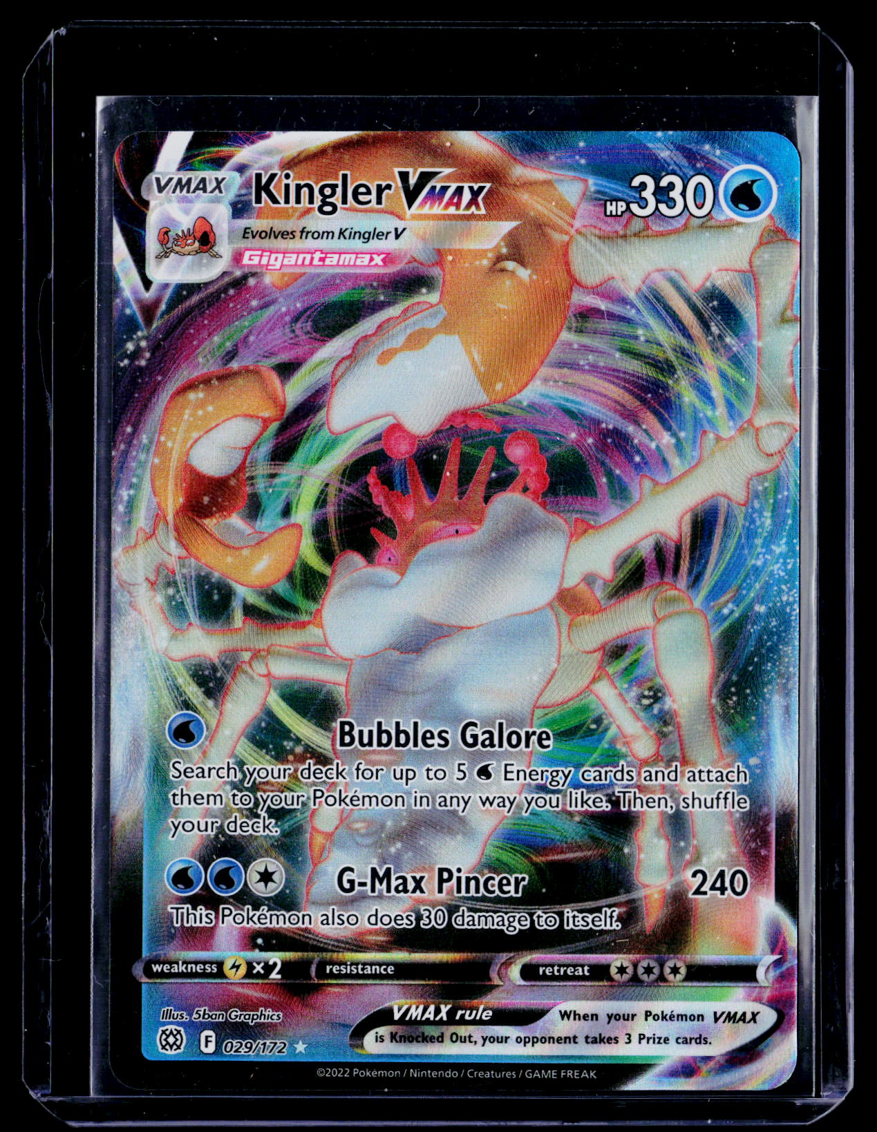SWSH09: Brilliant Stars #029/172 Kingler VMAX
